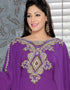 Farasha style Kaftan With Silver Work With Long Sleeve